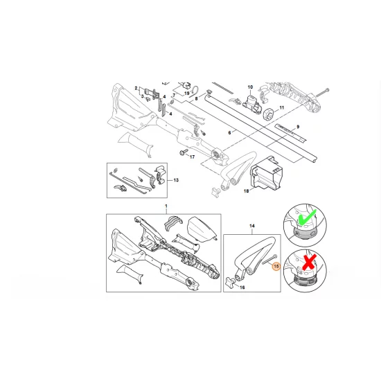 STIHL  Śruba sześciokątna M6x60 9007 319 1450